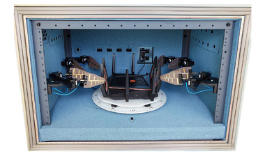 自動化ワイヤレステストベッド「OCTOBOX」 内蔵ターンテーブル