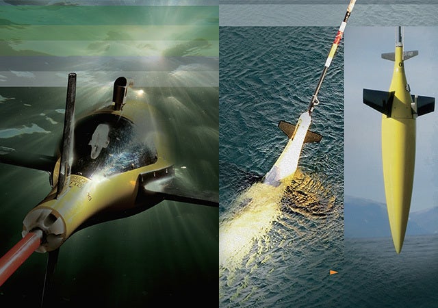 数千キロメートルを無人で自律潜航する水中ロボットSeaglider™<br />
長期間・長距離にわたるグローバルな無人海洋観測を実現！