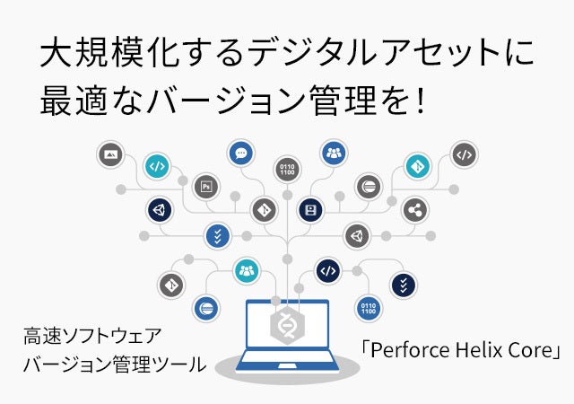 大規模化するデジタルアセットに最適なバージョン管理を！　―高速ソフトウェアバージョン管理ツール「Perforce Helix Core」