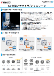 電気自動車（EV）充電アナライザ／シミュレータ（CHAdeMO, COMBO, GB/T, AC充電）