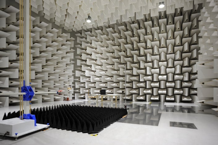 Anechoic chamber at Tsukuba Testing Laboratory, TOYO EMC Engineering