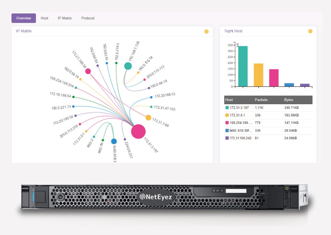 ネットワークトラフィック解析「NetEyez」