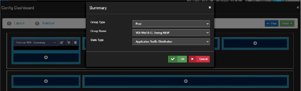Uila v3.8 カスタマイズ可能な VDI ダッシュボード