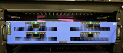Spirent TestCenterD１ １.6TbE