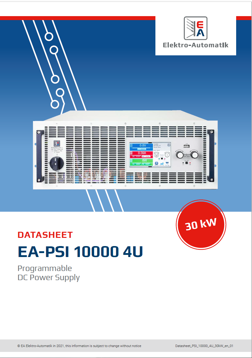 PSI10000WR　4Uシリーズ　英文データシート